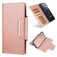  Samsung Galaxy S21 Plus - 2in1 Magnetiskt Pl&aring;nboksfodral - Ros&eacute;guld