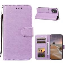  Samsung Galaxy A32 5G - Solid L&auml;der Fodral - Lila