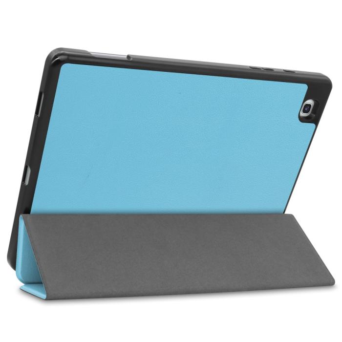 Bild 6,  Samsung Galaxy Tab S6 Lite - Tri-Fold Fodral Med Pennhållare - Blå