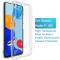 IMAK IMAK Xiaomi Redmi Note 11 4G Skal TPU Transparent