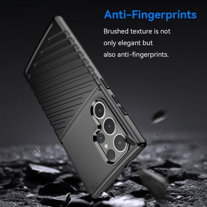 Bild 3,  Samsung Galaxy S24 Ultra Skal Twill Textur Svart