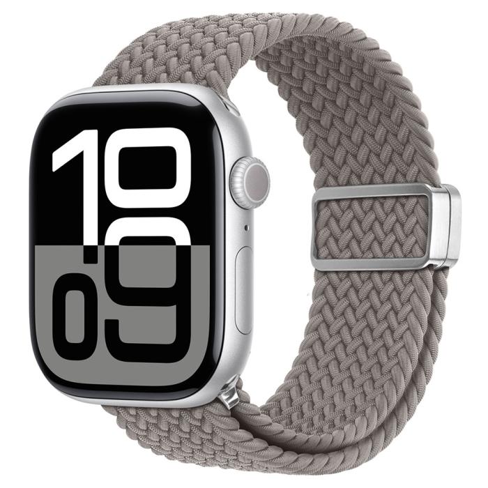 Bild 3, DUX DUCIS DUX DUCIS Apple Watch 38/40/41/42 mm Armband Flätat Grå