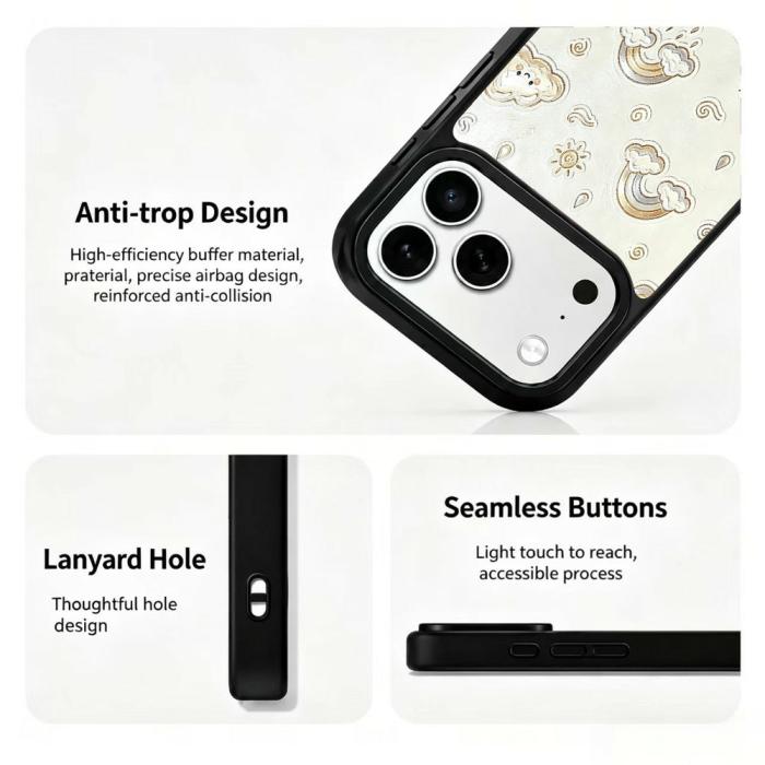 Bild 3,  iPhone 18 Pro Max/17 Pro Max Skal MagSafe UV-Mönster Regnbåge