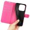  Motorola Moto G86 5G Fodral Litchi Läder Rosa