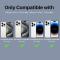 NORTHJO NORTHJO iPhone 14 Pro/Pro Max/15 Pro/Pro Max Linsskydd 2-PACK
