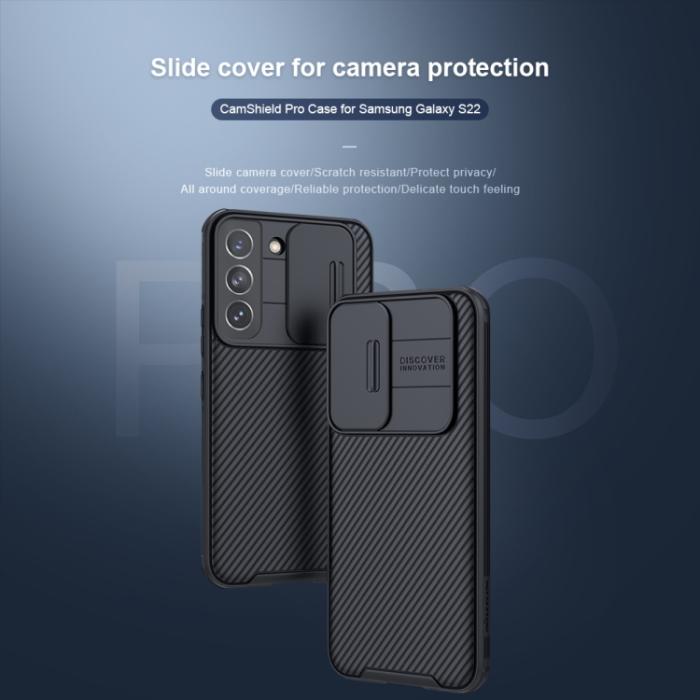 Bild 4, NILLKIN NILLKIN Samsung Galaxy S22 Skal CamShield Pro Svart