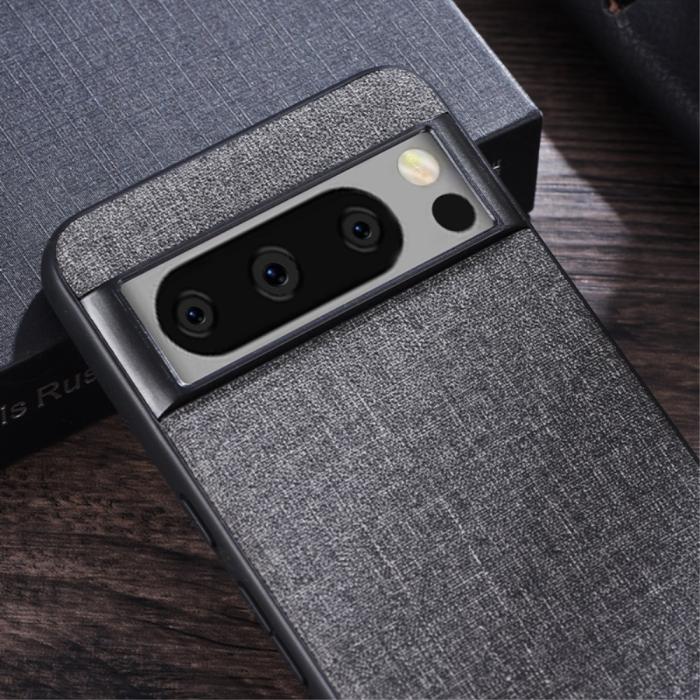 Bild 3,  Google Pixel 8 Pro Skal Tygbelagt Hybrid Grå