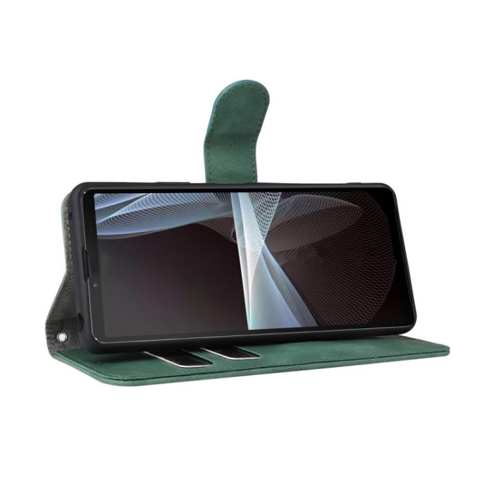 Bild 5,  Sony Xperia 10 IV Fodral Skin Touch Grön