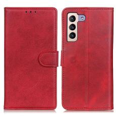  Samsung Galaxy S23 Plus Fodral Solid L&auml;der R&ouml;d