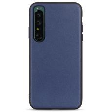  Sony Xperia 1 IV Skal &Auml;kta L&auml;der Hybrid Bl&aring;