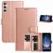  Samsung Galaxy S25 FE Fodral Multifunktionellt Läder Roséguld
