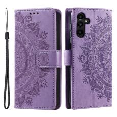  Samsung Galaxy S25 FE Fodral Mandala L&auml;der Lila