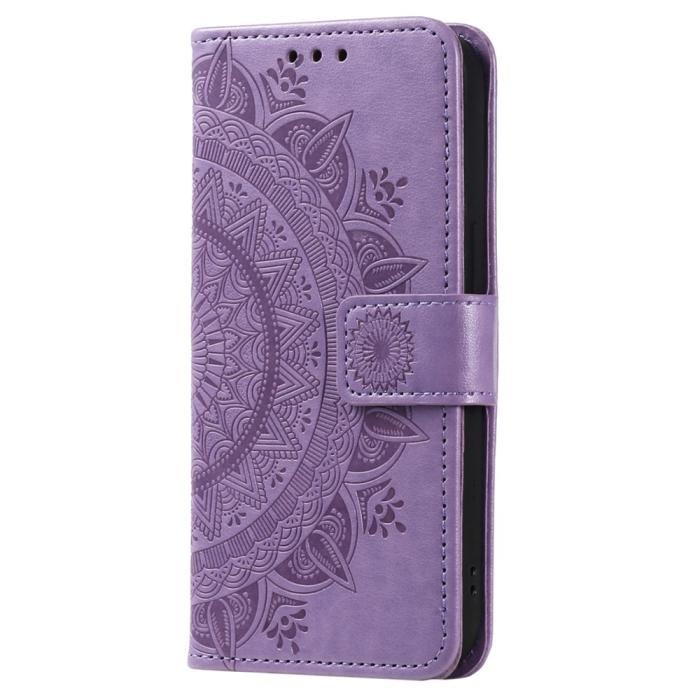 Bild 5,  Samsung Galaxy S25 FE Fodral Mandala Läder Lila