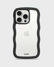 holdit holdit iPhone 14 Pro Max Skal Wavy Svart/Transpare