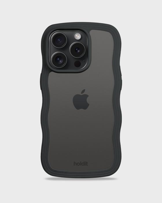 Bild 2, holdit holdit iPhone 14 Pro Max Skal Wavy Svart/Transpare