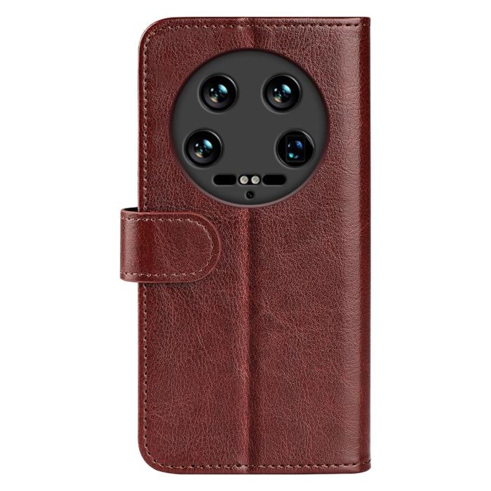 Bild 6,  Xiaomi 14 Ultra Fodral Crazy Horse Läder Brun