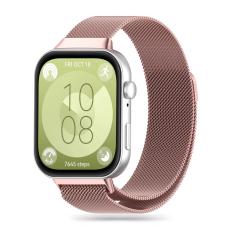 Tech-Protect Tech-Protect Huawei Watch Fit 3 Armband MilaneseBand Ros&eacute;guld