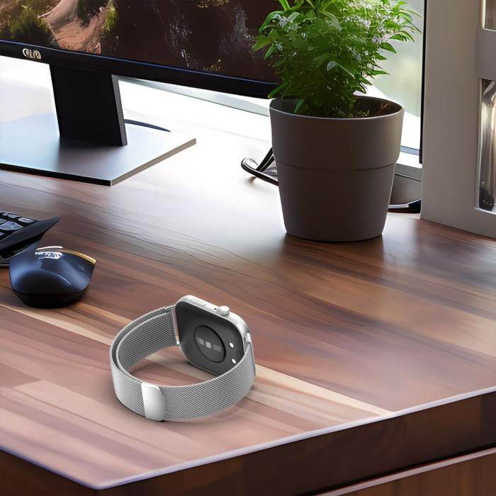 Bild 4, Tech-Protect Tech-Protect Huawei Watch Fit 3 Armband MilaneseBand Svart
