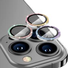 ENKAY ENKAY iPhone 14 Pro / 14 Pro Max Linsskydd Aluminium Glitter Fade