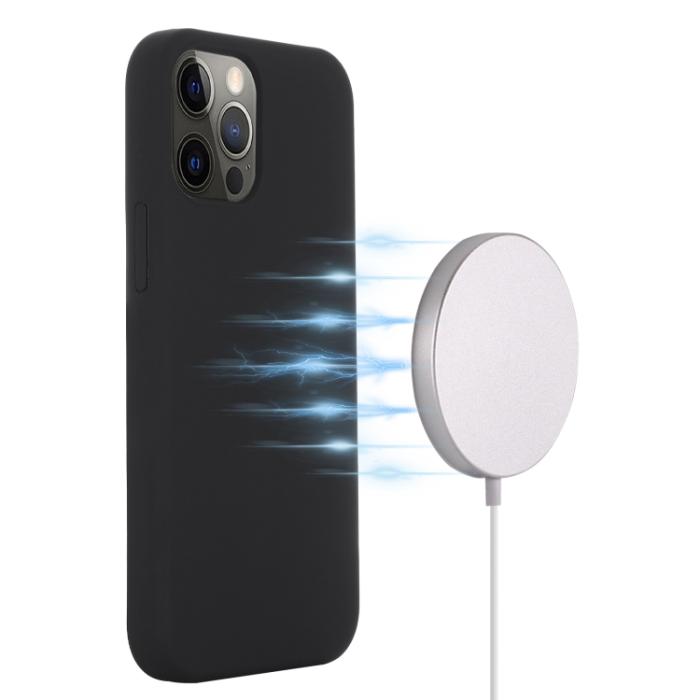 Bild 4,  iPhone 14 Pro Skal MagSafe Silikon Svart