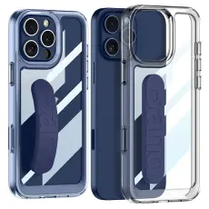 GKK GKK iPhone 16 Pro Max Skal Hand Strap Hybrid Bl&aring;