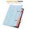  Samsung Galaxy Tab S10 Lite Fodral Tri-Fold Pennhållare Blå