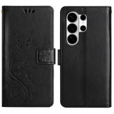  Samsung Galaxy S26 Ultra Fodral Med Blommigt Tryck Svart