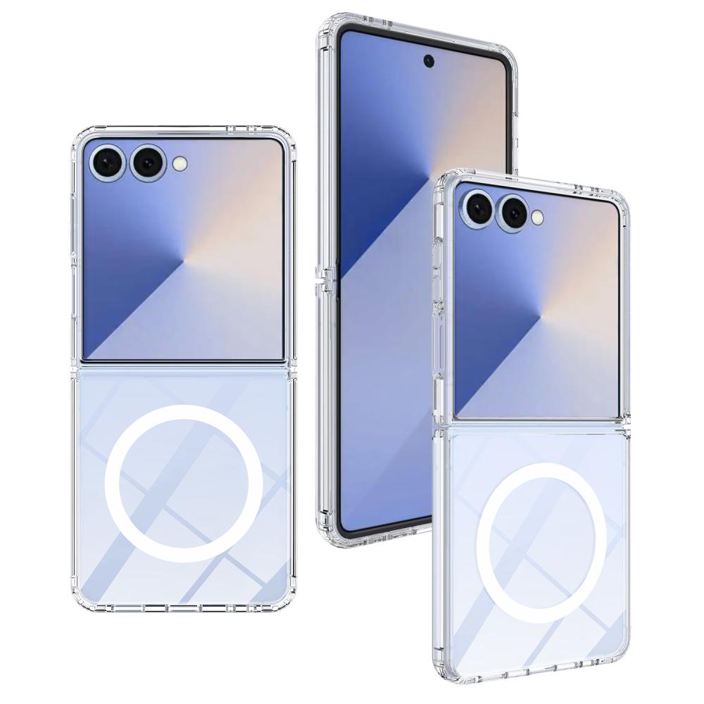  Samsung Galaxy Z Flip 7 Skal MagSafe Hybrid Transparent