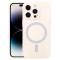  iPhone 15 Pro Max Skal MagSafe Liquid Silikon Vit