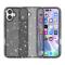  iPhone 17 Skal Hybrid Glitter Svart