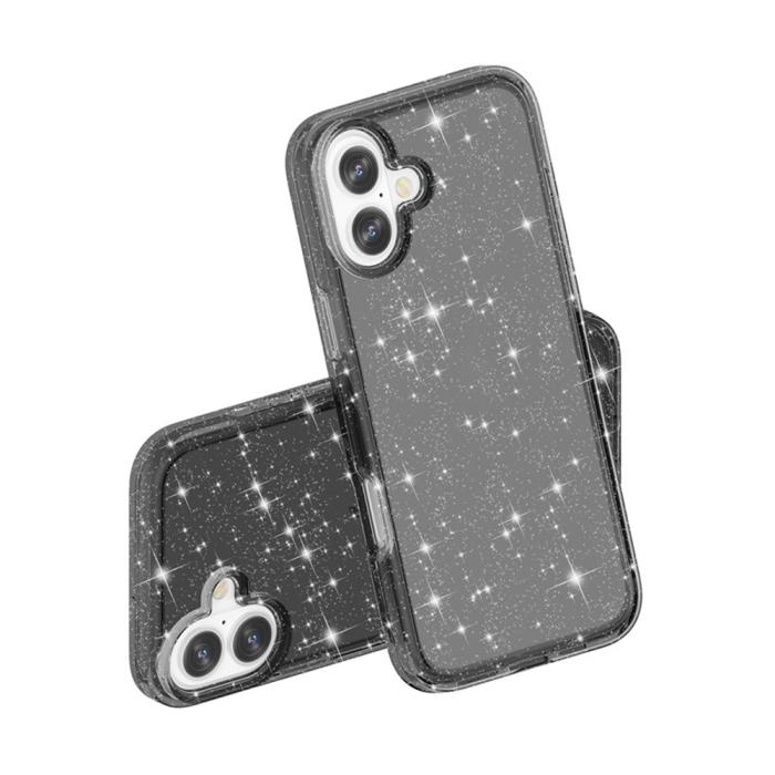 Bild 5,  iPhone 17 Skal Hybrid Glitter Svart