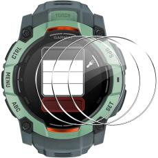  Garmin Instinct 3 45 mm 3-PACK Sk&auml;rmskydd H&auml;rdat Glas