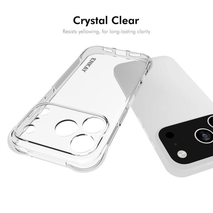 Bild 5, ENKAY ENKAY iPhone 17 Pro Max Skal Shockproof TPU Transparent