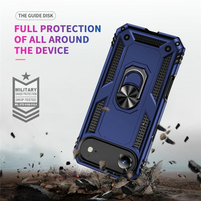 Bild 5,  iPhone Air Skal Shockproof Hybrid Ring Blå