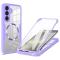  Samsung Galaxy S25 Skal MagSafe 360 Hybrid Defense Lila