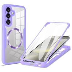 Samsung Galaxy S25 Skal MagSafe 360 Hybrid Defense Lila