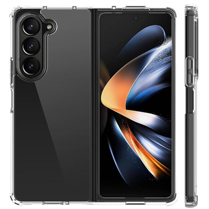 Bild 2,  Samsung Galaxy Z Fold 5 Skal Shockproof Hybrid Transparent