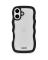 holdit holdit iPhone 17 Mobilskal Wavy Black/Transparent