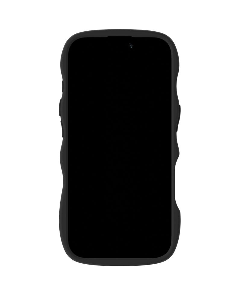 holdit holdit iPhone 17 Mobilskal Wavy Black/Transparent