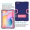  Samsung Galaxy Tab S6 Lite - Shockproof Hybrid Skal Med Kickstand - Blå/Rosa