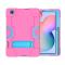  Samsung Galaxy Tab S6 Lite - Shockproof Hybrid Skal Med Kickstand - Rosa/Blå