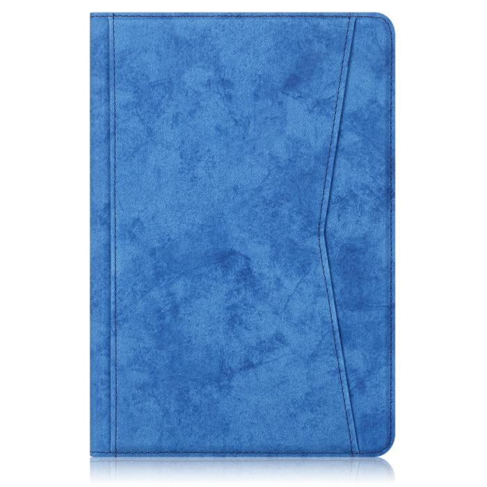 Bild 2,  Samsung Galaxy Tab S6 Lite - Fodral Med Frontficka Och Pennhållare - Blå