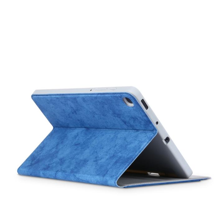 Bild 6,  Samsung Galaxy Tab S6 Lite - Fodral Med Frontficka Och Pennhållare - Blå