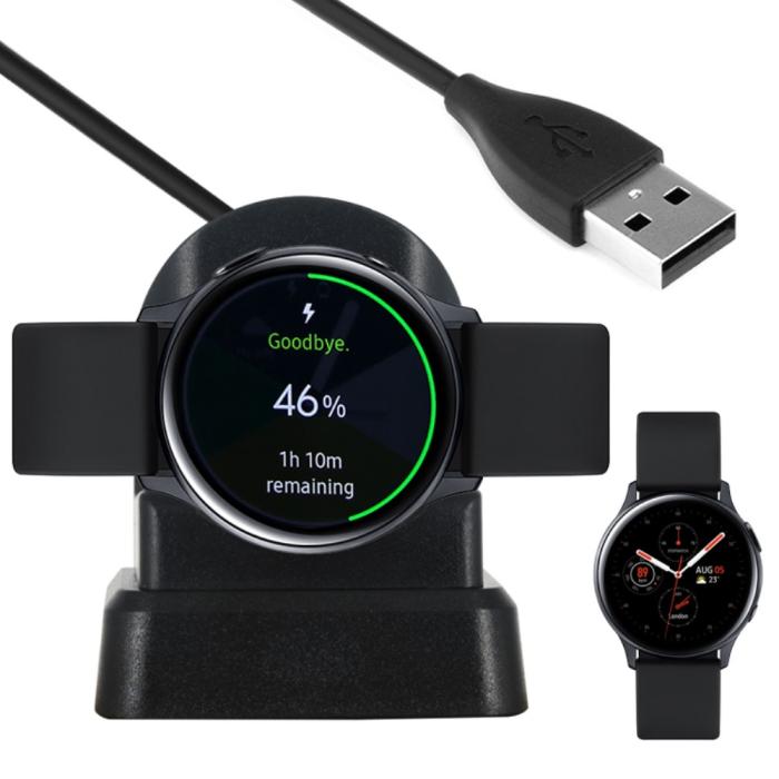 Bild 2,  Dockstation Trådlös USB Laddare för Galaxy Watch Active2 / Watch 3