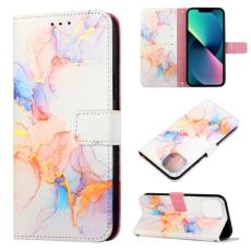  iPhone 14 Plus Fodral Marmor Textur Galaxy Marble White