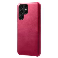 KSQ KSQ Samsung Galaxy S22 Ultra Skal L&auml;dert&auml;ckt Rosa