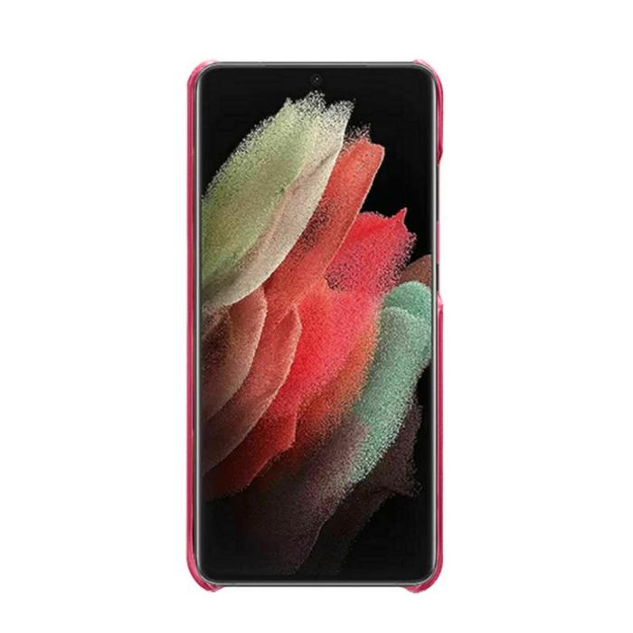 Bild 2, KSQ KSQ Samsung Galaxy S22 Ultra Skal Lädertäckt Rosa