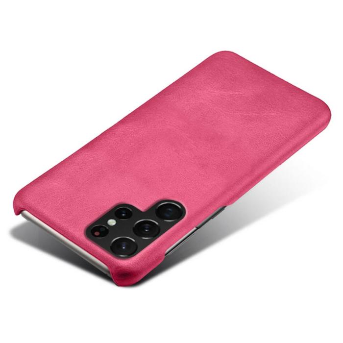 Bild 3, KSQ KSQ Samsung Galaxy S22 Ultra Skal Lädertäckt Rosa