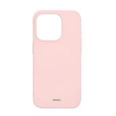 Onsala ONSALA iPhone 15 Pro MagSafe Skal Med Silikonyta Chalk Pink