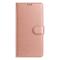  Samsung Galaxy S25 FE Fodral Multifunktionellt Läder Roséguld